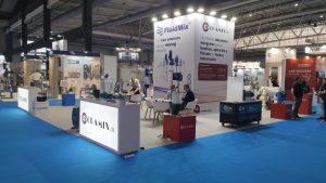 Stand de Cramix y Fluidmix en EXPOQUIMIA / EQUIPLAST (Fira Barcelona)