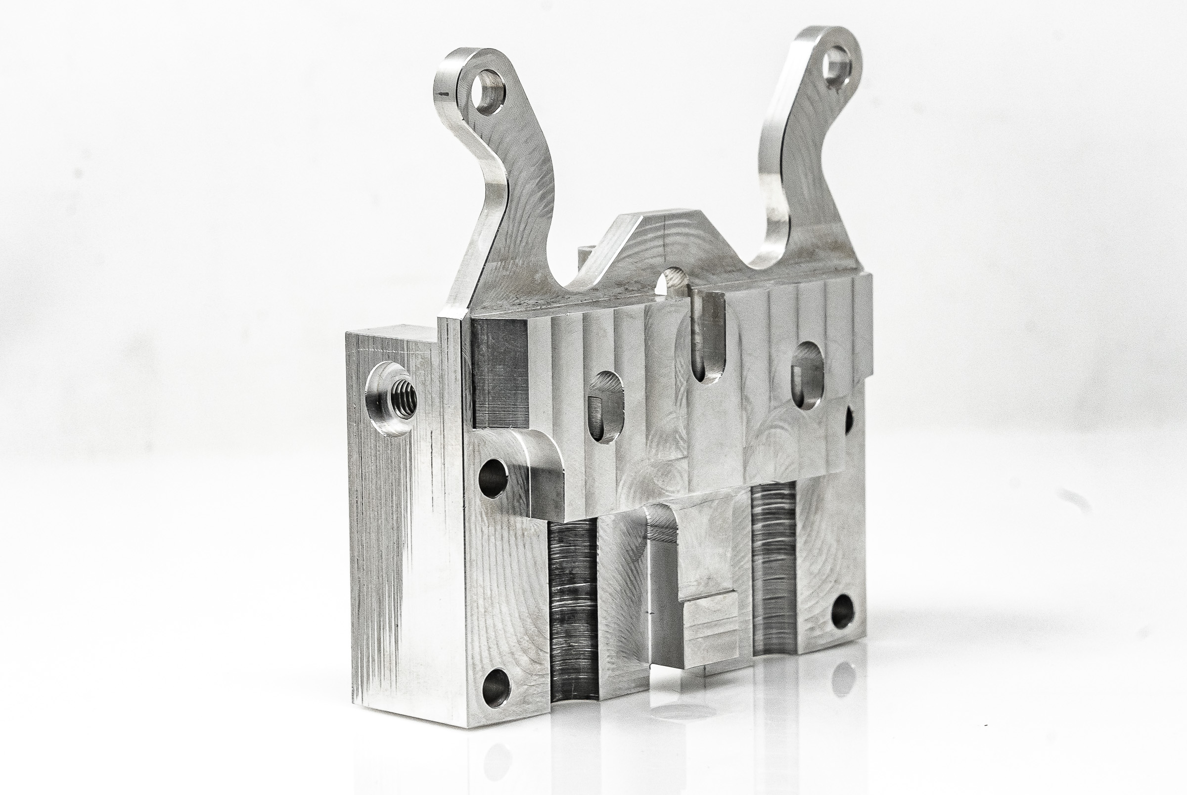 Pieza fresada en aluminio