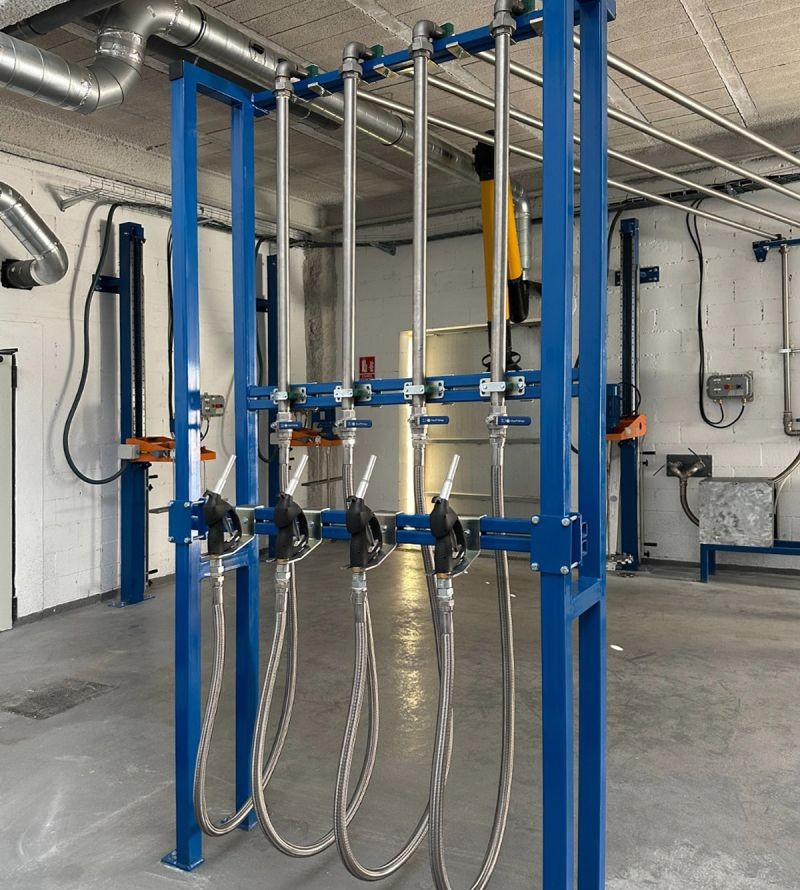 Instalación de TECINSA para fabricación de tintas base disolvente
