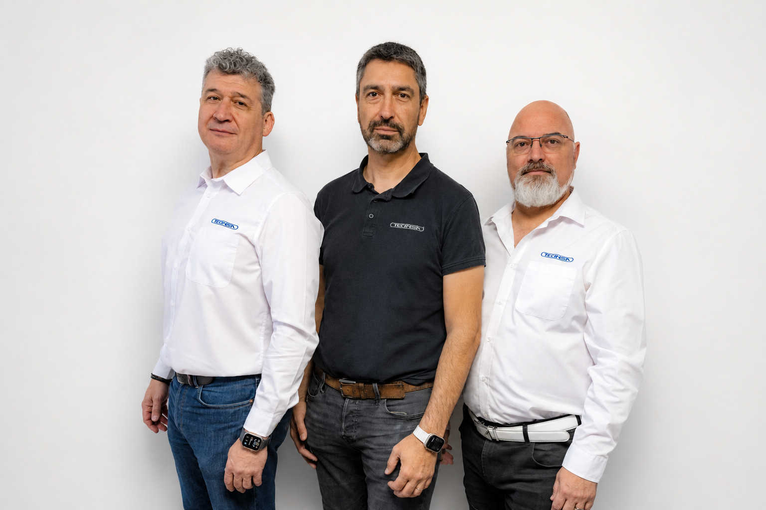 Germán Peinado, Juan Altaba y José Luis Segovia, equipo de Tecinsa