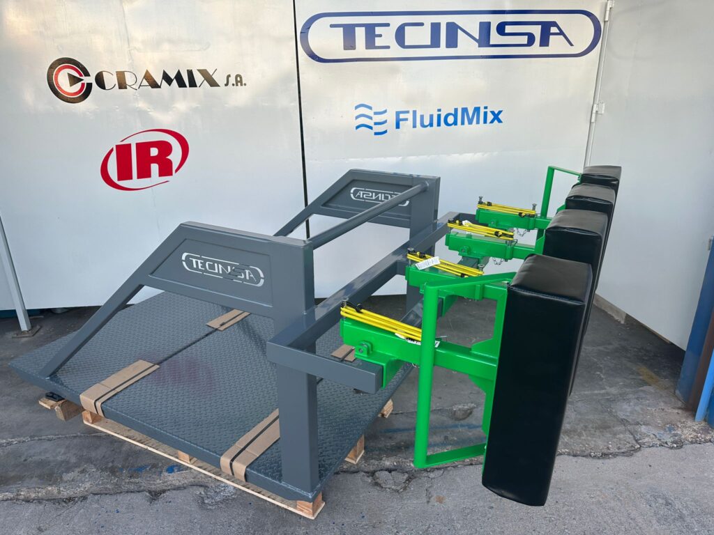 Máquina de melé para rugby fabricada por Tecinsa