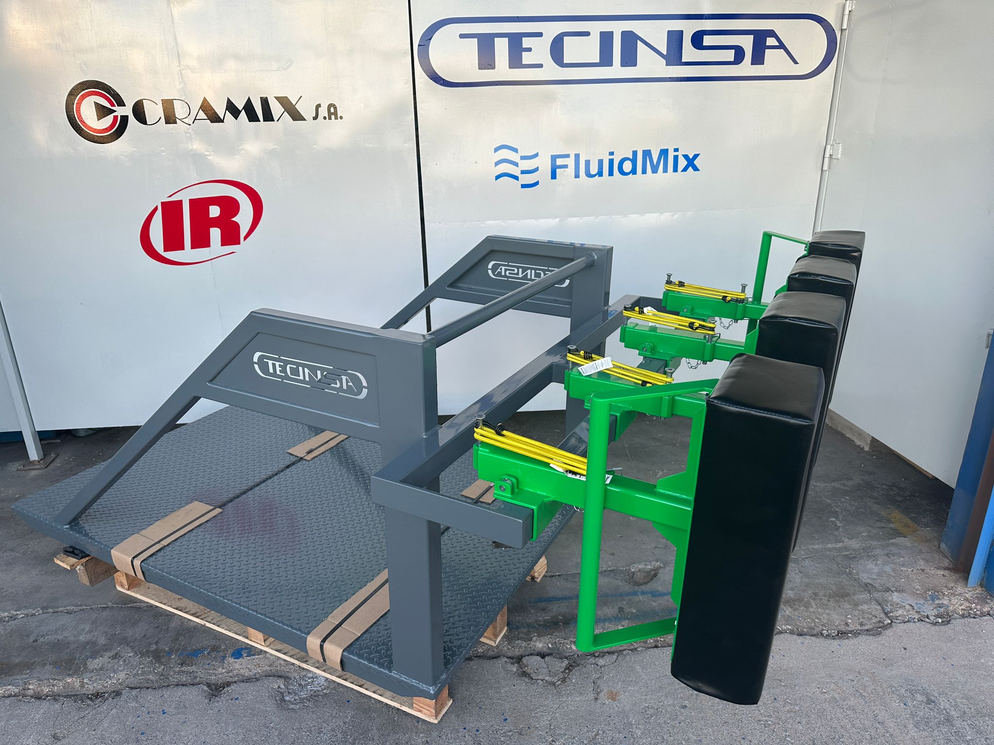 Máquina fabricada en el taller de Tecinsa
