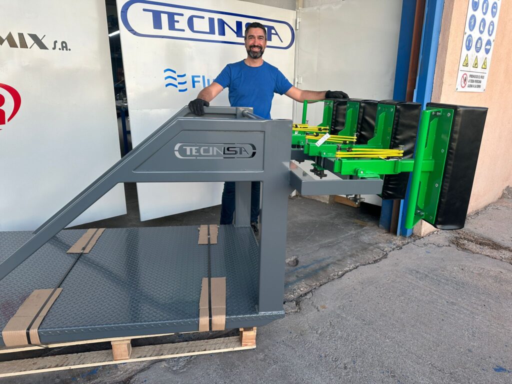 Máquina de melé para rugby fabricada por Tecinsa