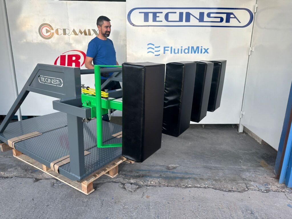 Máquina de melé para rugby fabricada por Tecinsa