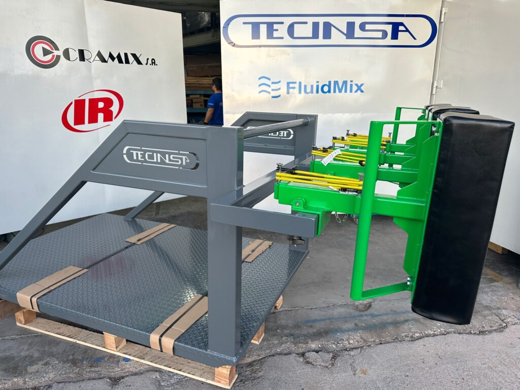 Máquina de melé para rugby fabricada por Tecinsa